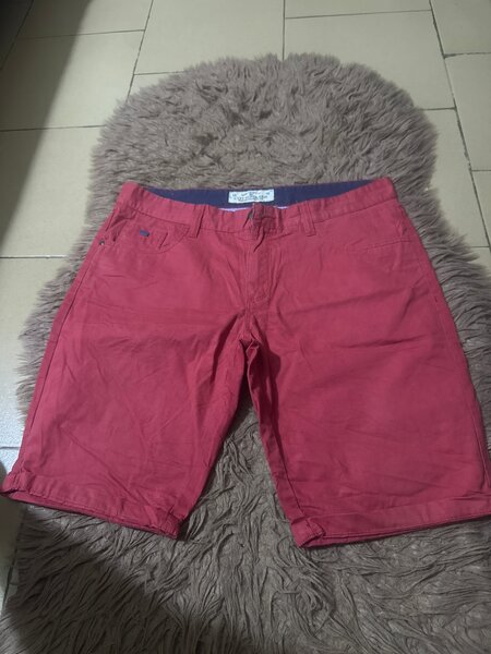 Shorts rouges en coton