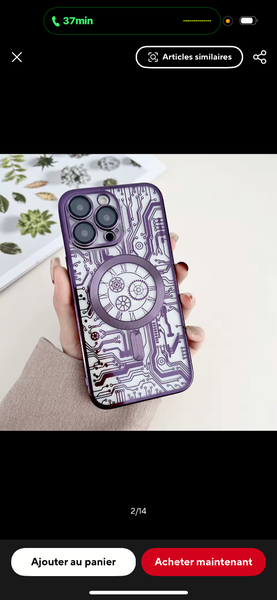 Coque iPhone Antichoc Motif Circuit