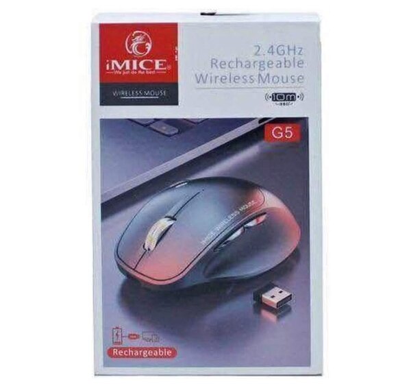 Souris sans fil rechargeable iMICE G5