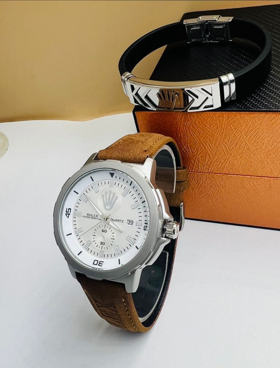 Montre de Luxe + Bracelet offert