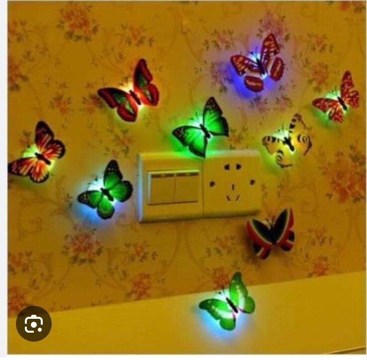 Papillons lumineux décoratifs
