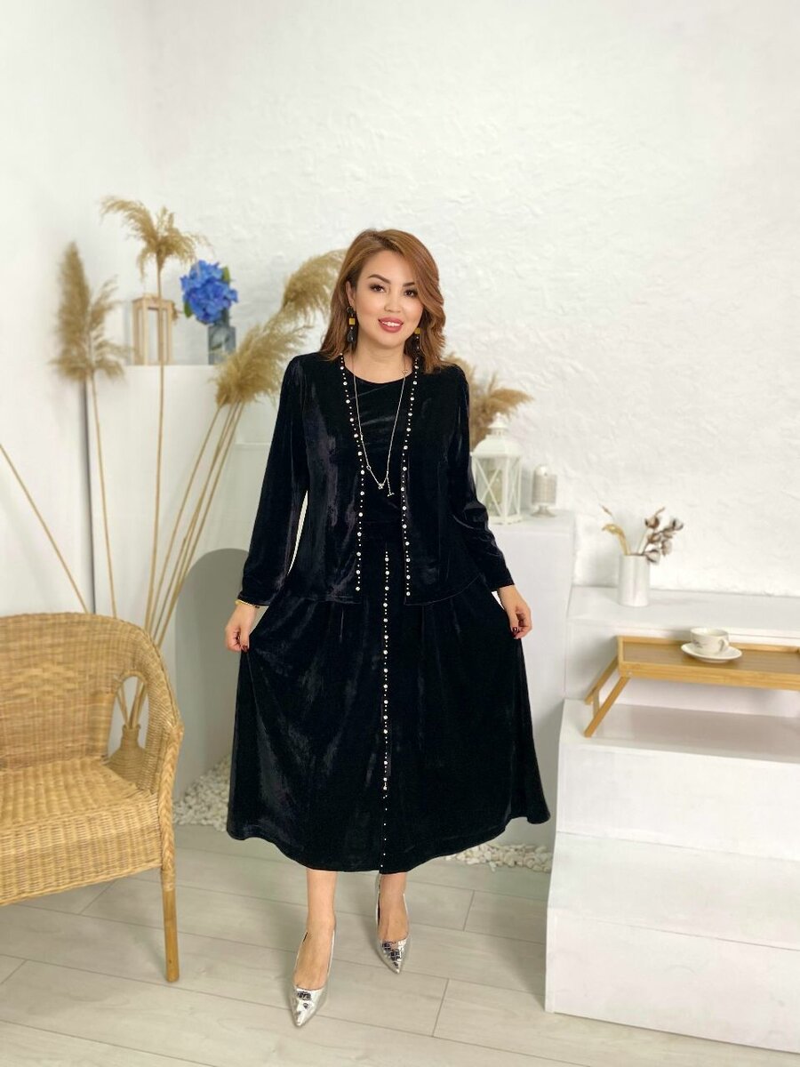 Новинка  Тройка Ткань Дубайский бархат