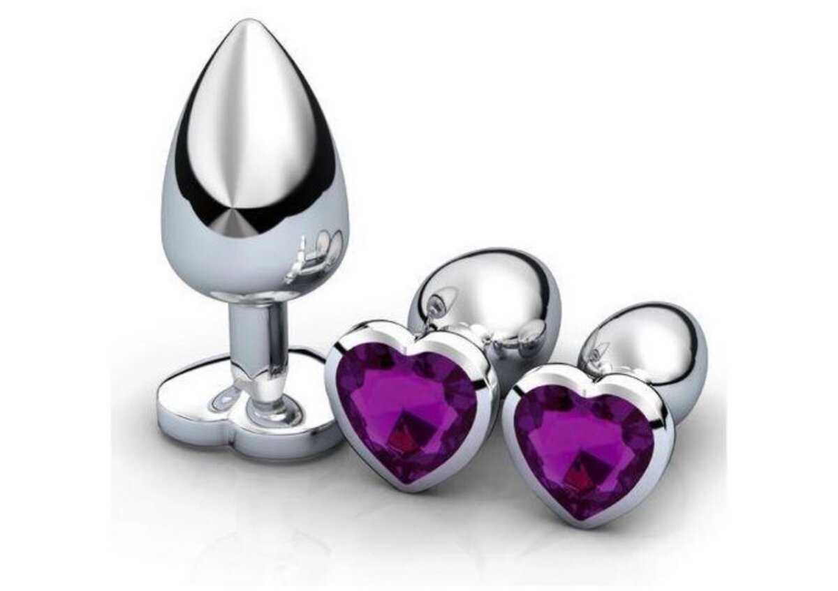 Stimulateur Anal avec Bijou - Set de 3