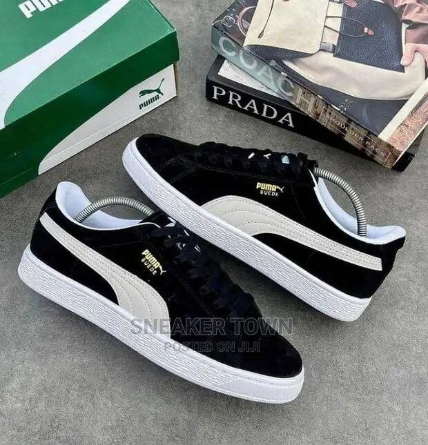 QUALITY PUMA SNEAKER BLACK AND WHITE