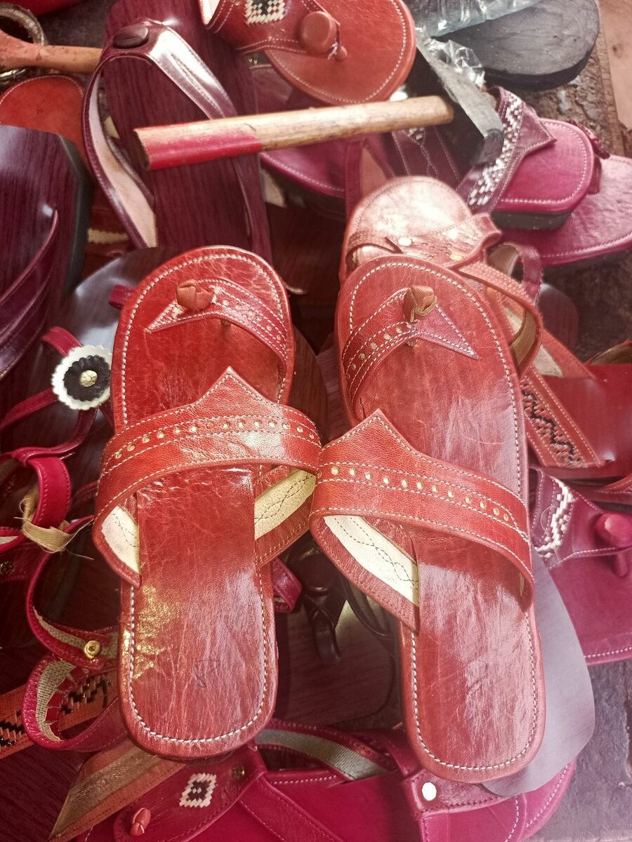 Sandales en cuir artisanales