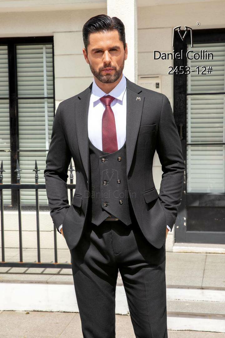 QUALITY DANIEL COLLIN 3PCS SUIT