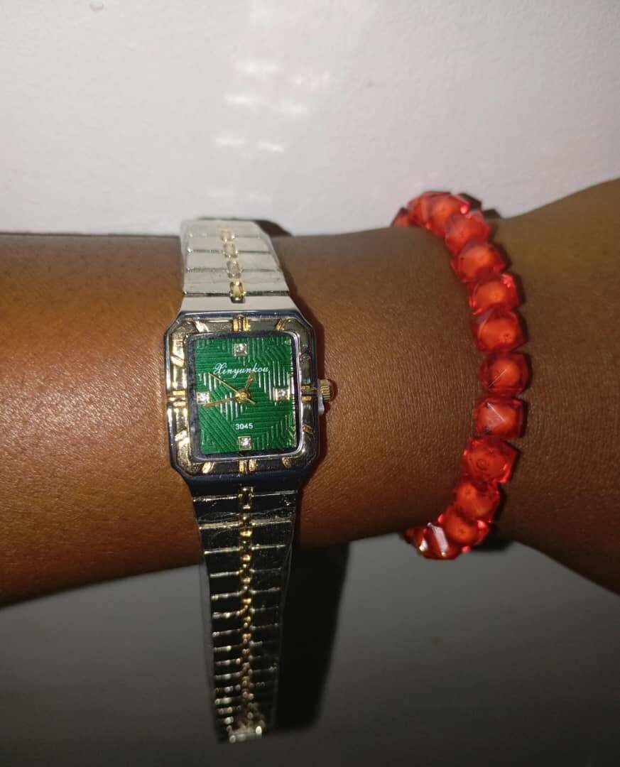 Montre élégante en acier