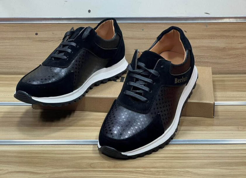 Baskets en cuir homme élégantes