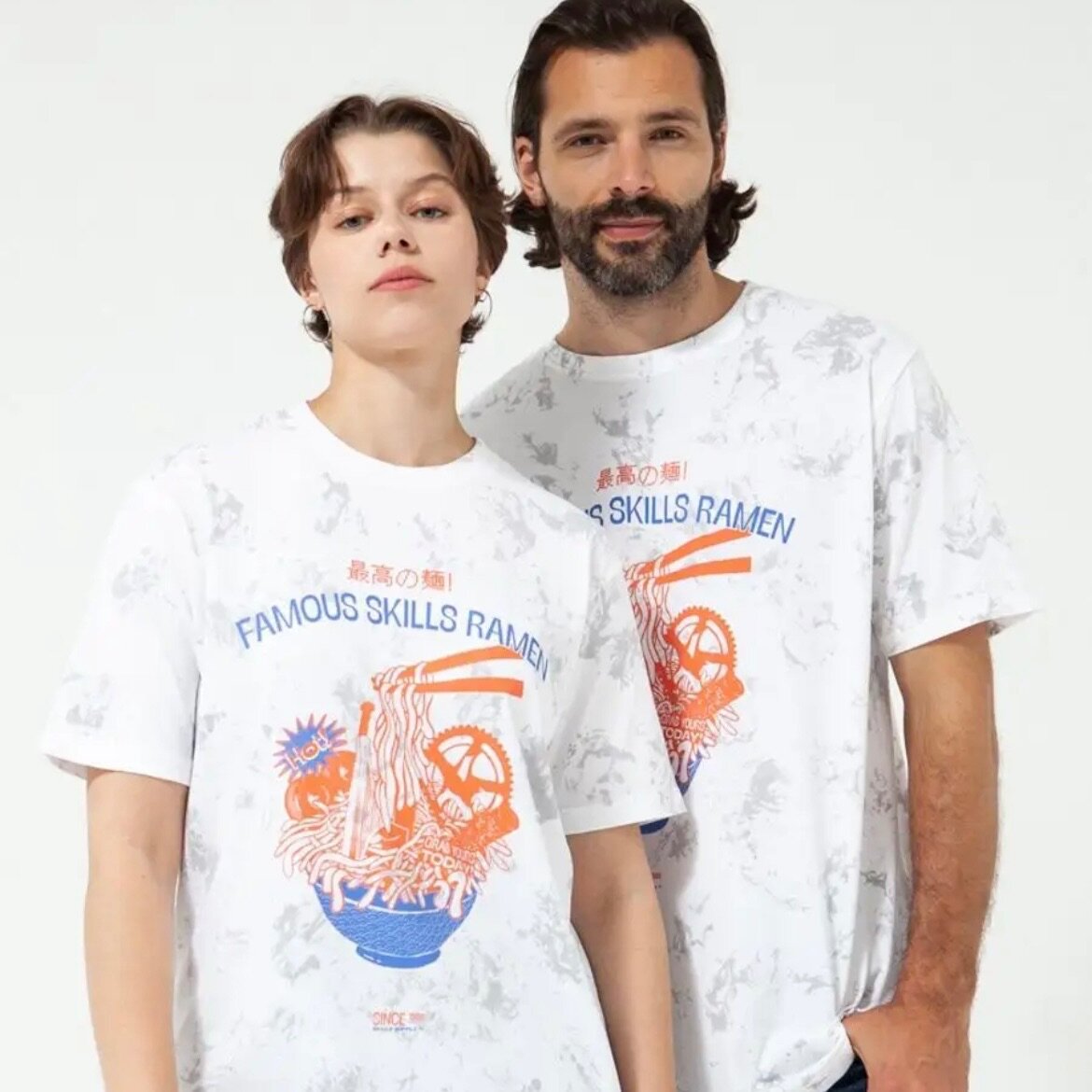 Футболка Skills в стиле тай-дай