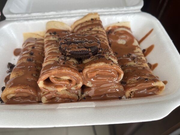 Crêpes au Chocolat plus oreo