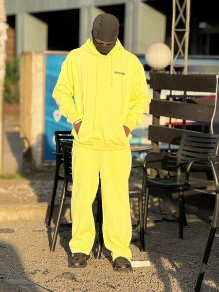Survêtement jaune fluo tendance