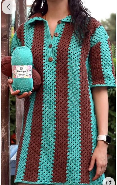 Robe en crochet bohème élégante