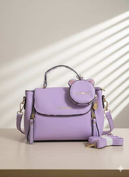 Sac à main violet élégant