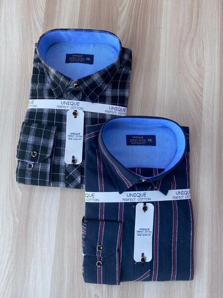 Check long sleeves shirts for men