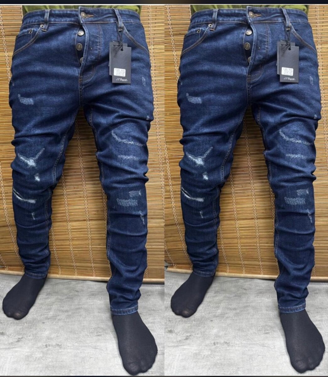 Jeans slim en denim pour hommes