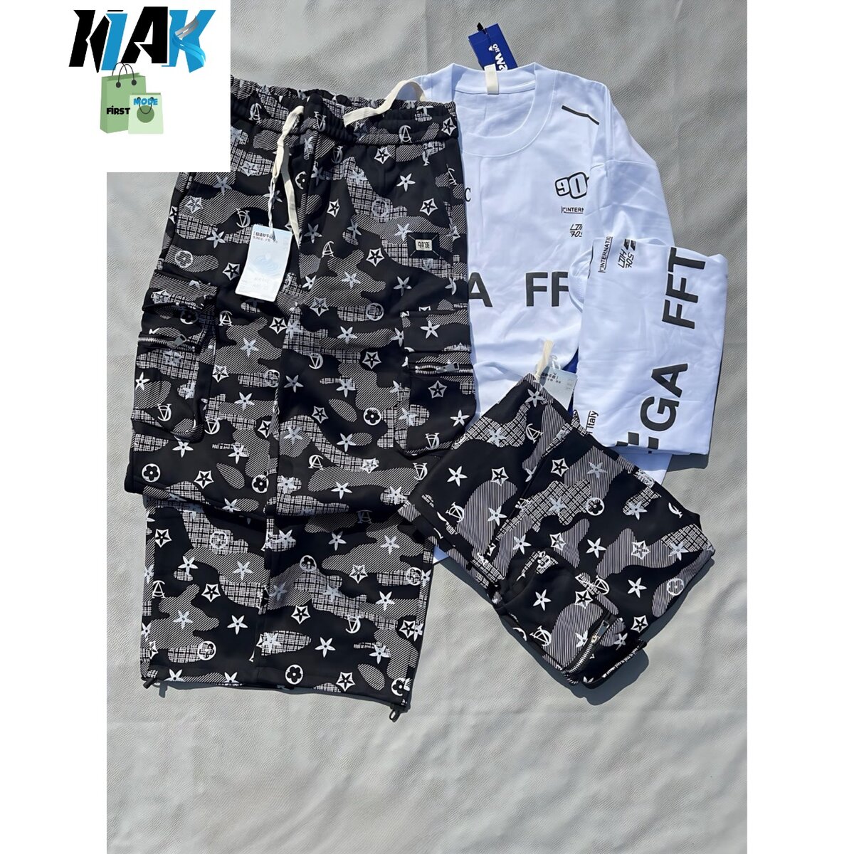 Complet T-shirt et cargo joe-jean