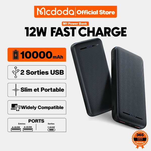MCDODO Power Bank M46  10000mah 12W