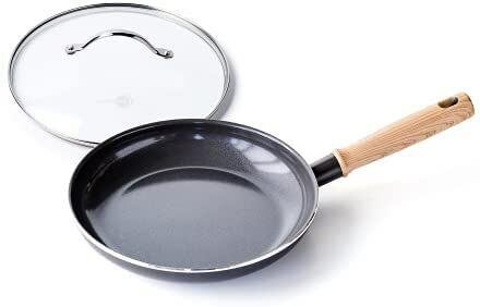 Poêle antiadhésive avec couvercle