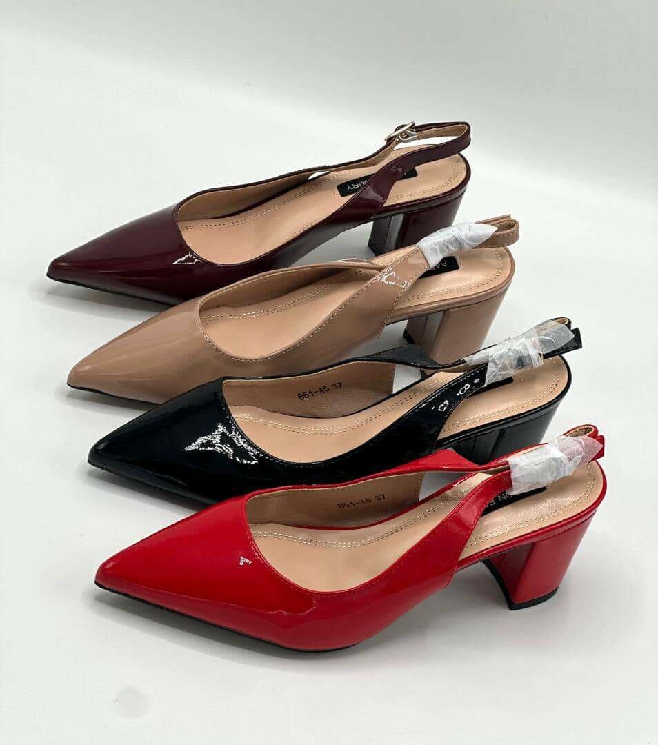 Women's quality half block heels