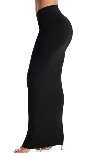 Jupe longue moulante noire