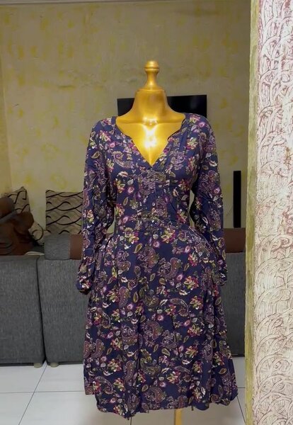Robe à fleurs élégante
