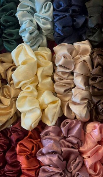 Élastiques cheveux en soie