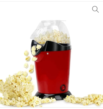 Soakny New Electric Corn Popcorn Maker Household Automatic Mini Air Popcorn Making Machine DIY Corn Popper For Children Gift