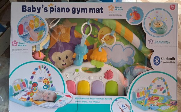 Baby piano gym activity mat
