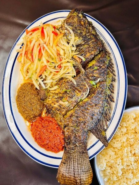 Tilapia grillée