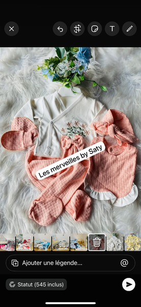 Ensemble Bébé Cérémonie Coton