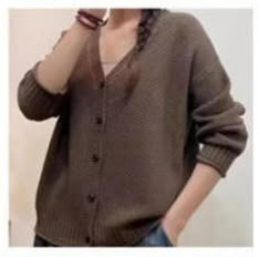 Коричневый кардиган 