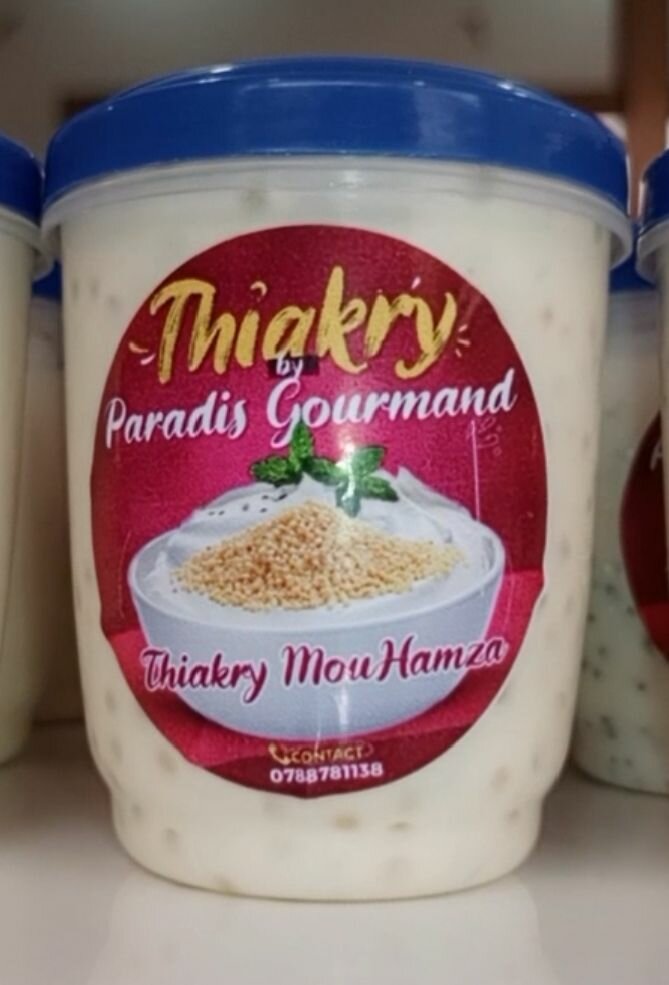 Deguè de mil, couscous, hamza