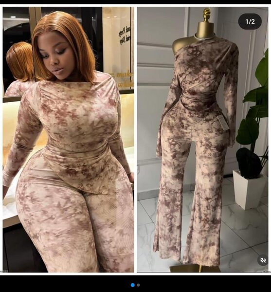 Ensemble Femme Imprimé Élégant