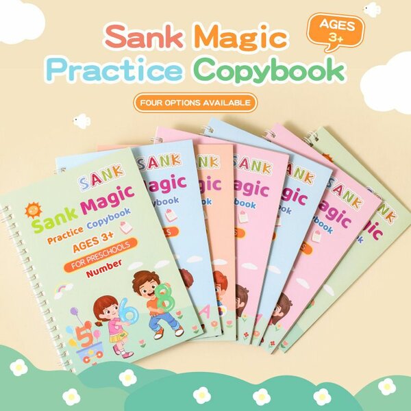 Magic Writing Practice Book for Kids