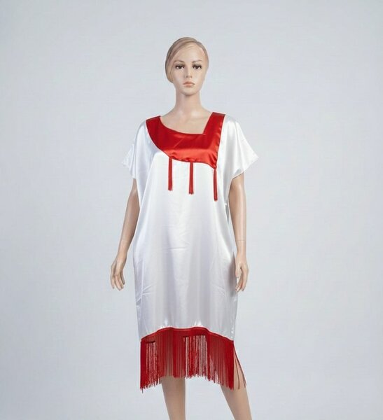 Robe satiné en grain de Diaman