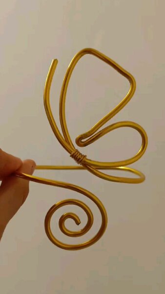 Bracelet de bras or spirale