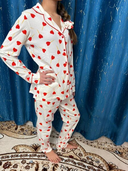 Пижама женская хлопок.Размерный ряд 46 по 56