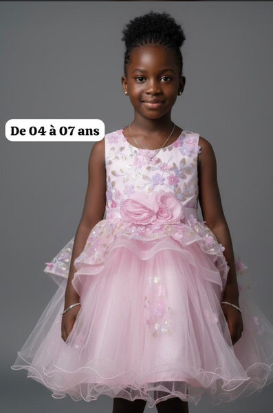 Robe princesse fille 4-7 ans