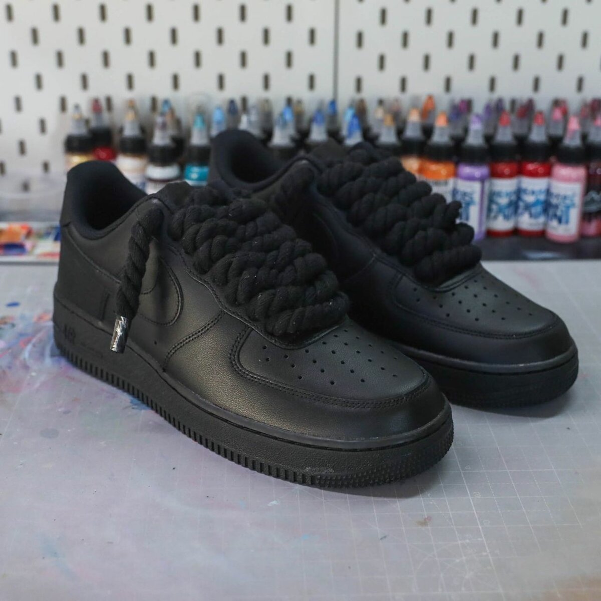 Sneakers noirs unisexes