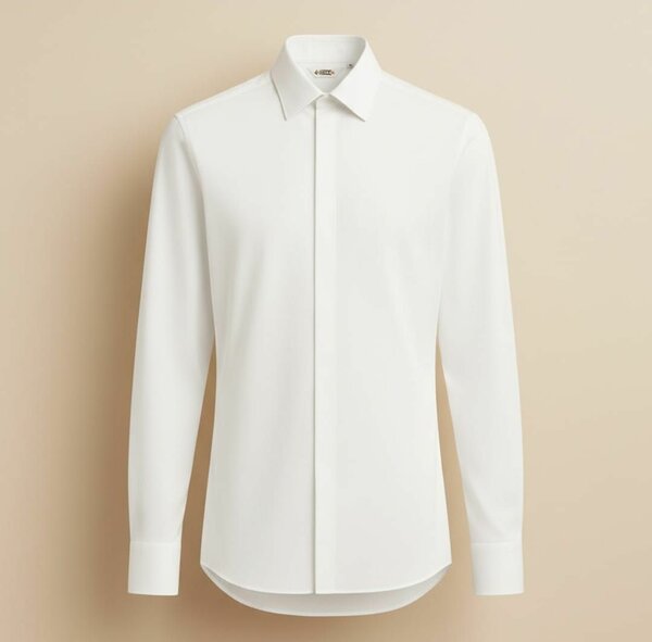 Chemise Blanche Élégante Homme