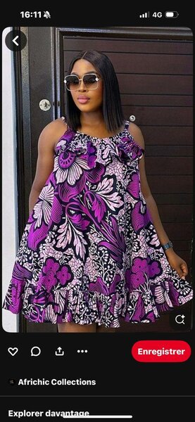 Robe pagne sur commande