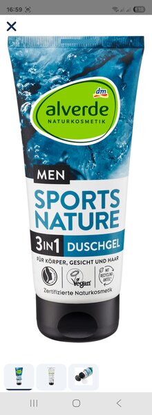 Douche Vegan 3-en-1 Homme
