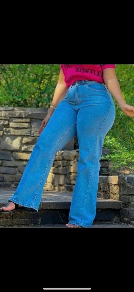 Jeans Femme Taille Haute Évasée