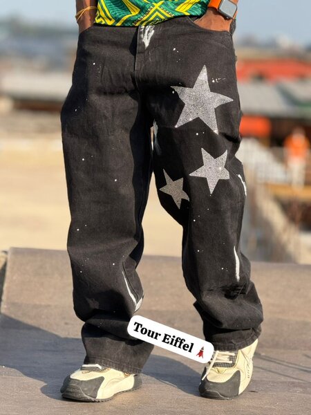 Pantalon étoilé homme tendance