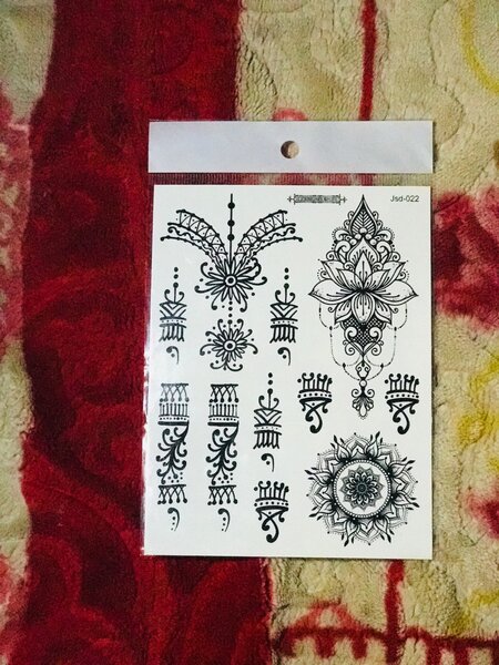 Temporary tattoo sticker