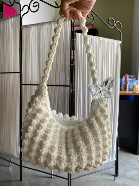 Sac à main crocheté élégant