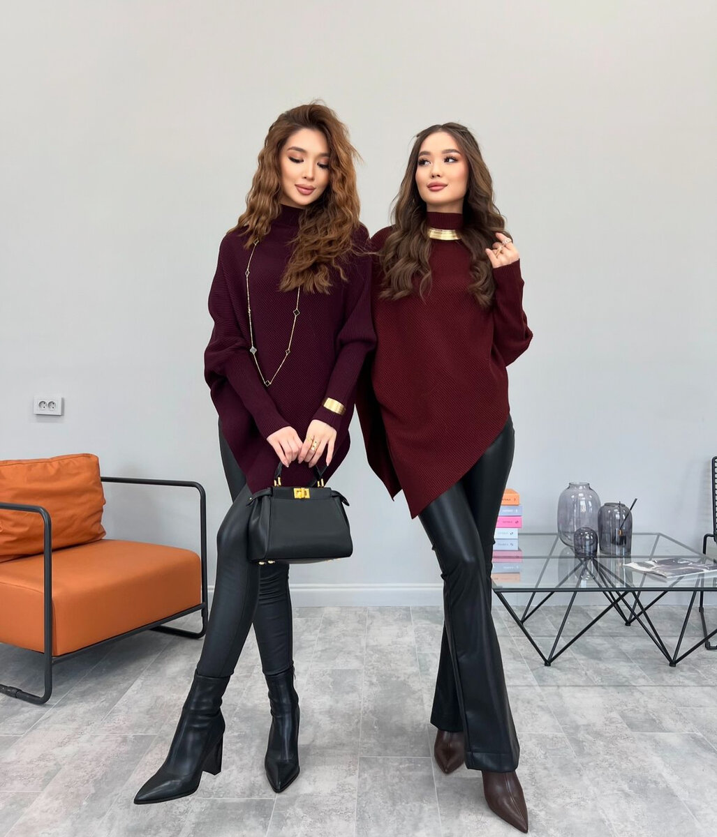 Кофта пончо