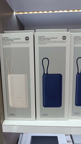 Xiaomi powerbank 20000mah