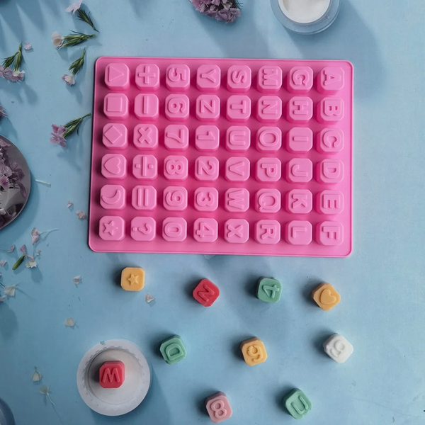 Moule en silicone lettres