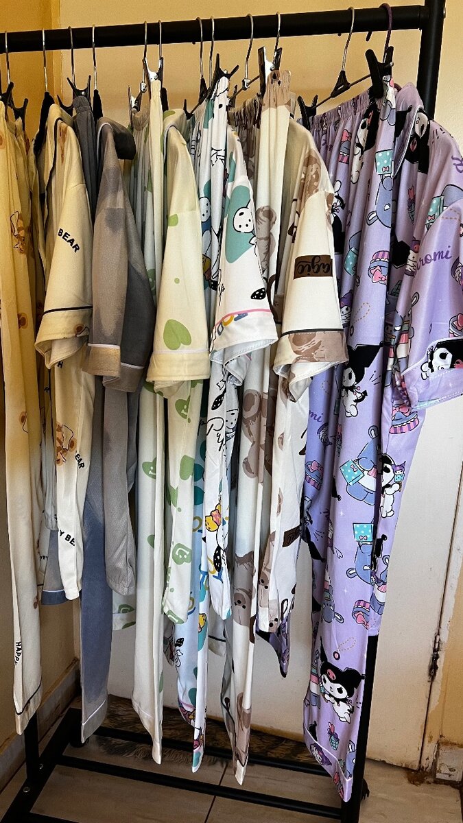 Ladies cotton pajamas